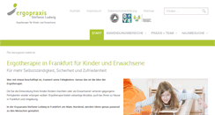 Desktop Screenshot of ergopraxis-frankfurt.de